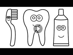 diy toothbrush and toothpaste how to draw coloring tooth play painting