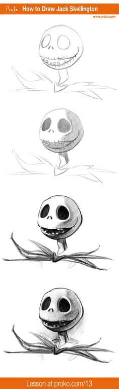 draw jack skellington halloween special