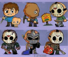 horror movie characters horror movies iconic characters horror art creepy horror