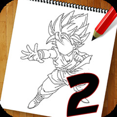 how to draw dbz icon