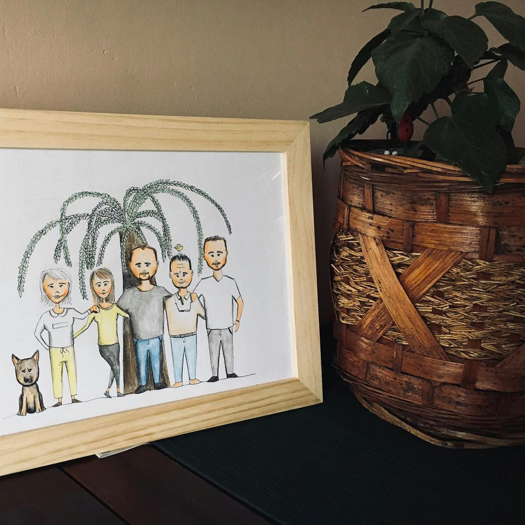 rodinna obrazok od vkd drawing cartoon familypicture vk
