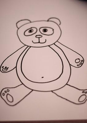 how to draw a panda bear fairy dust teaching