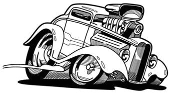 old muscle car cartoon drawings the line art drawing above was done for outback automotive