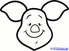 how to draw piglet easy step by step disney characters cartoons draw