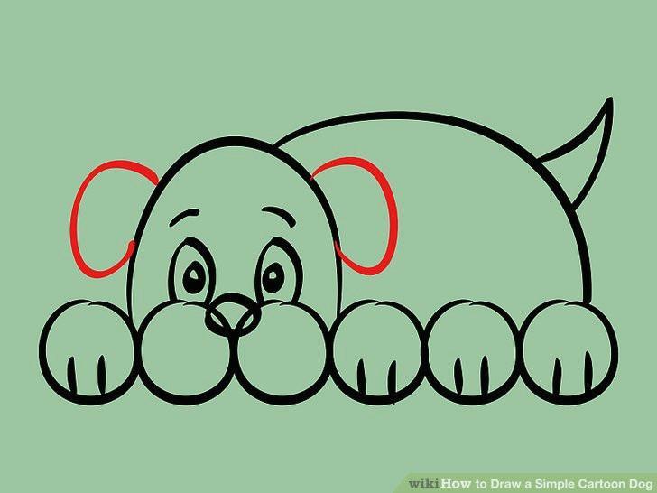 image titled draw a simple cartoon dog step 10