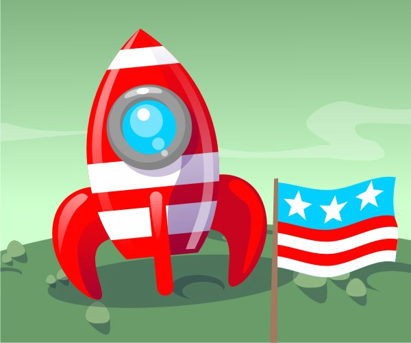 how to create a cartoon rocketship with inkscape