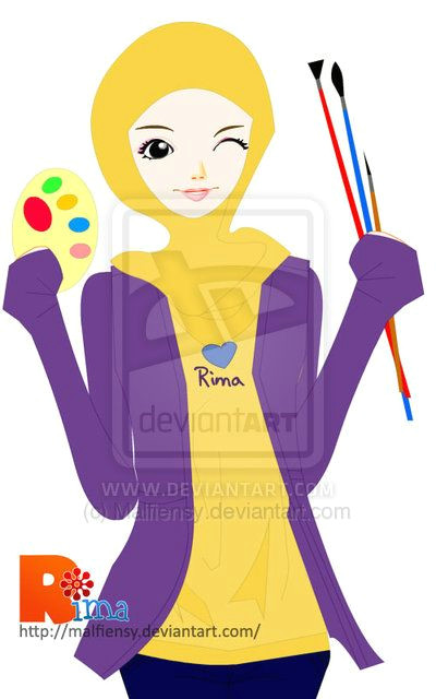 painting muslimah duaa islam deviantart drawings hijab cartoon hijab drawing anime muslimah