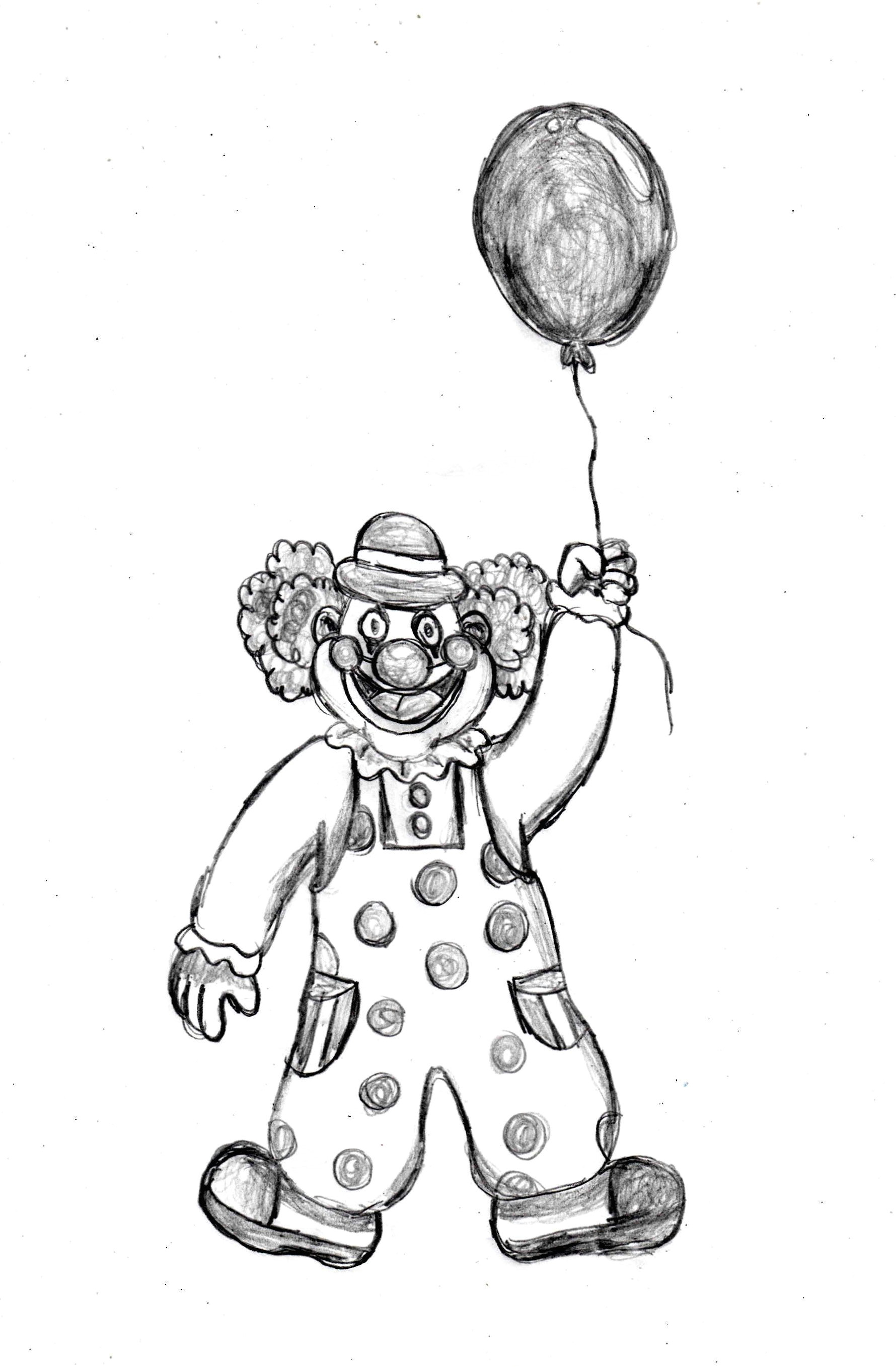 clown sketch tutorial http drawingmanuals com manual how