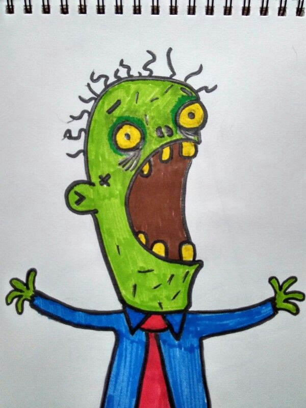 re draw od a c letter zombie