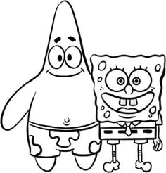 how to draw spongebob and patrick step by step nickelodeon characters cartoons draw cartoon characters free online drawing tutorial added by dawn