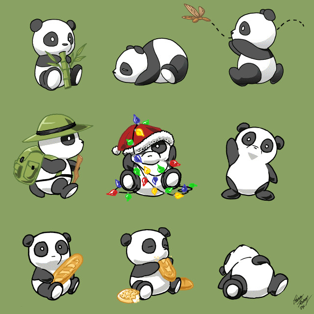 cartoon pandas images pandas wallpaper and background photos