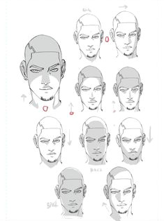 faces shaded 10 ways by whytmanga figure sketching figure drawing reference learn art