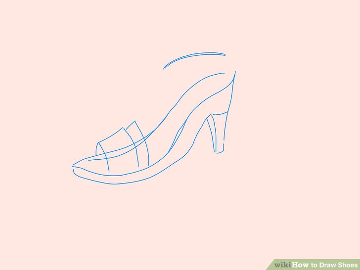 image titled draw shoes step 3