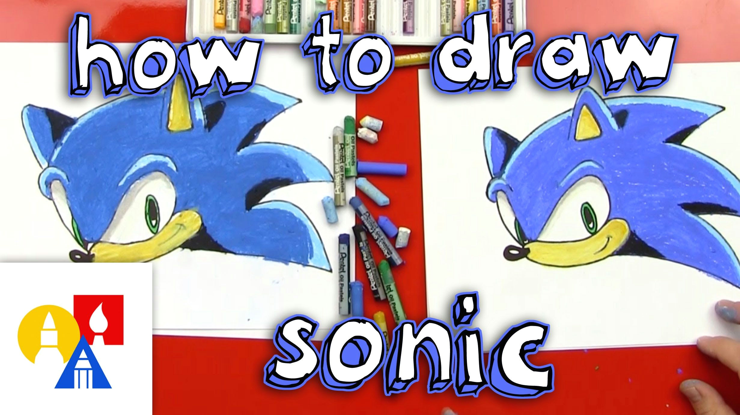 how to draw sonic the hedgehog