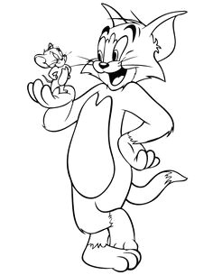 tom and jerry cartoon coloring page free printable coloring pages cartoon coloring pages coloring