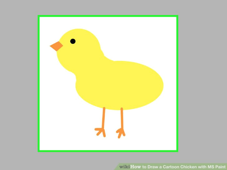 image titled draw a cartoon chicken with ms paint step 30