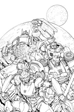 robots in disguise 28 cover transformers artcomic drawingclassic cartoonssketch