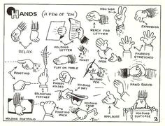 how to draw cartoon hands from tack s cartoon tips for the aspiring cartoonist