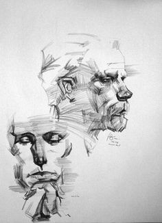 2b charcoal pencil on 18x24 newsprint 20 minute henry yan studies conceptart org