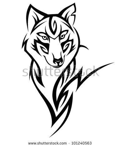 image result for wolf tattoo designs