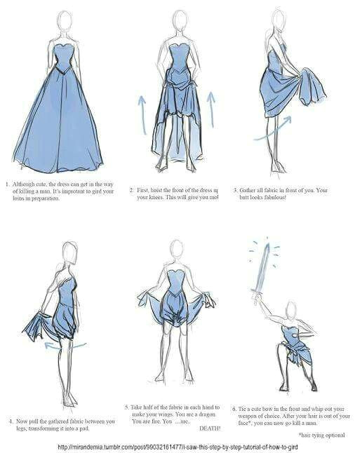 in case you re wearing a long dress and need to kill someone haha