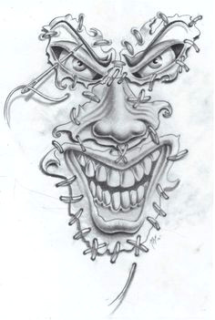 joker face tat2 commission by markfellows deviantart com on deviantart jester tattoo