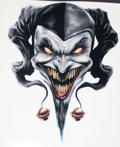 evil jester evil jester wicked jester jester tattoo clown tattoo skull tattoos