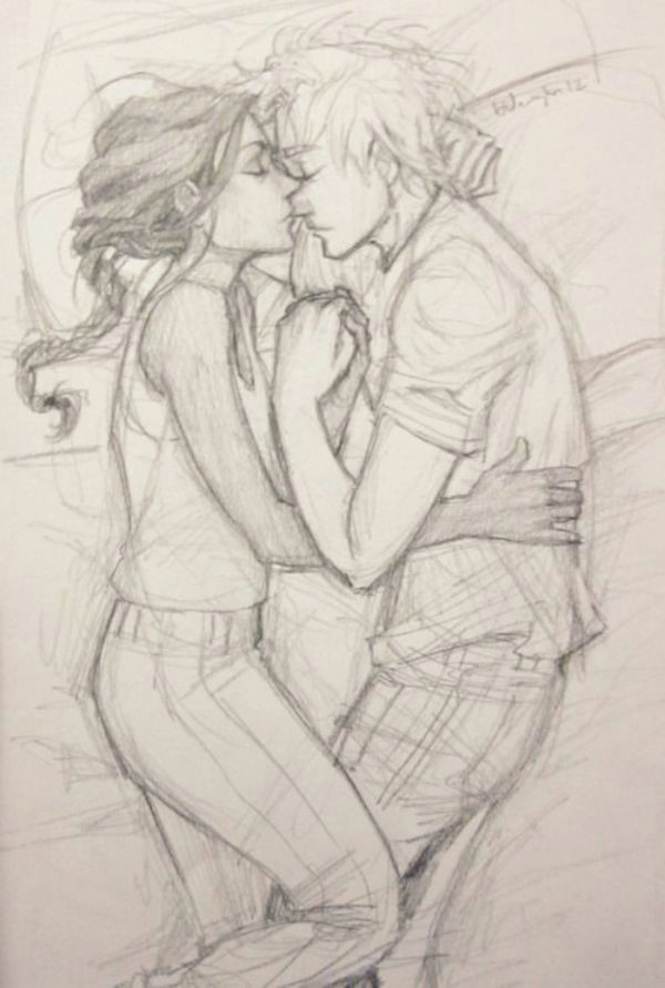 romantic couple pencil sketches and drawings