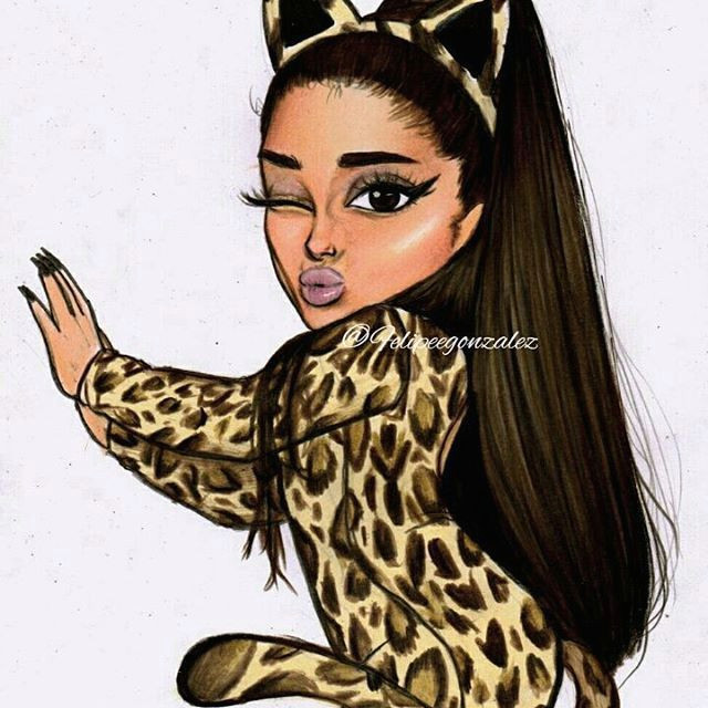 Drawing Cute Ariana Grande Not My Fav but Still Cute Thanks to Draw Alltime for Let Me Use the