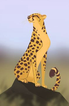 593 sitting cheetah i really like how this one turned out might make a