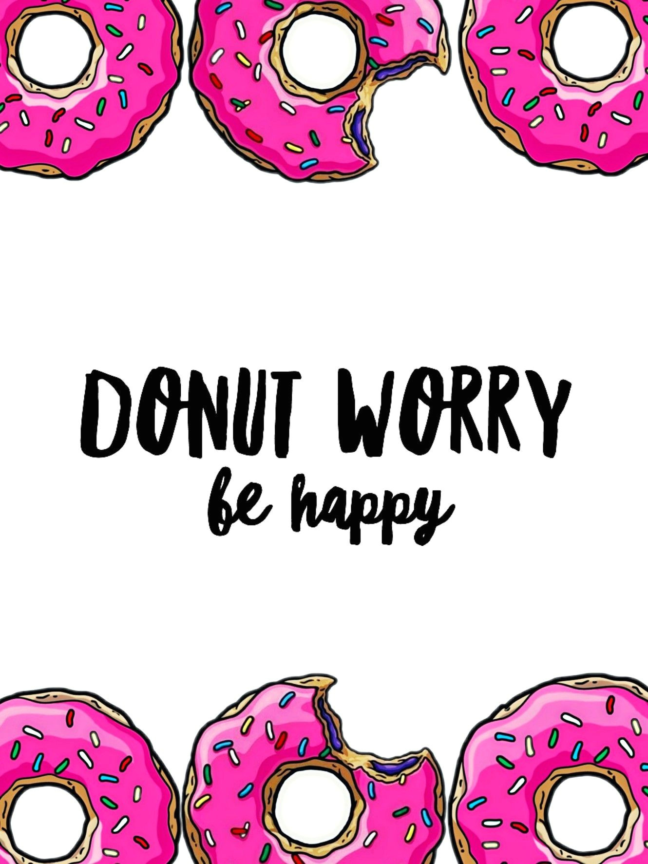 donut worry kawaii drawings doodle drawings cute drawings cute messages