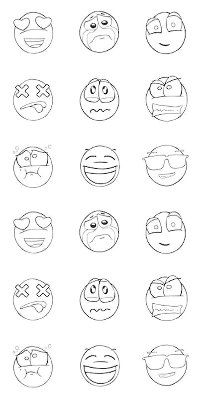 emoji coloring wallpaper featuring different funny emoji faces is a great gift for kids and adults of all ages see more of this self adhesive removable