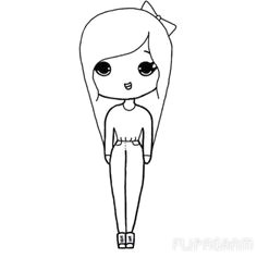 chibi template chibi girl drawings kawaii drawings easy drawings pencil drawings cute