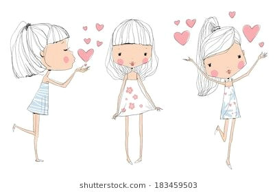 Drawing Cute Kid Girl Cute Baby Kids Doodles In 2018 Pinterest Illustration