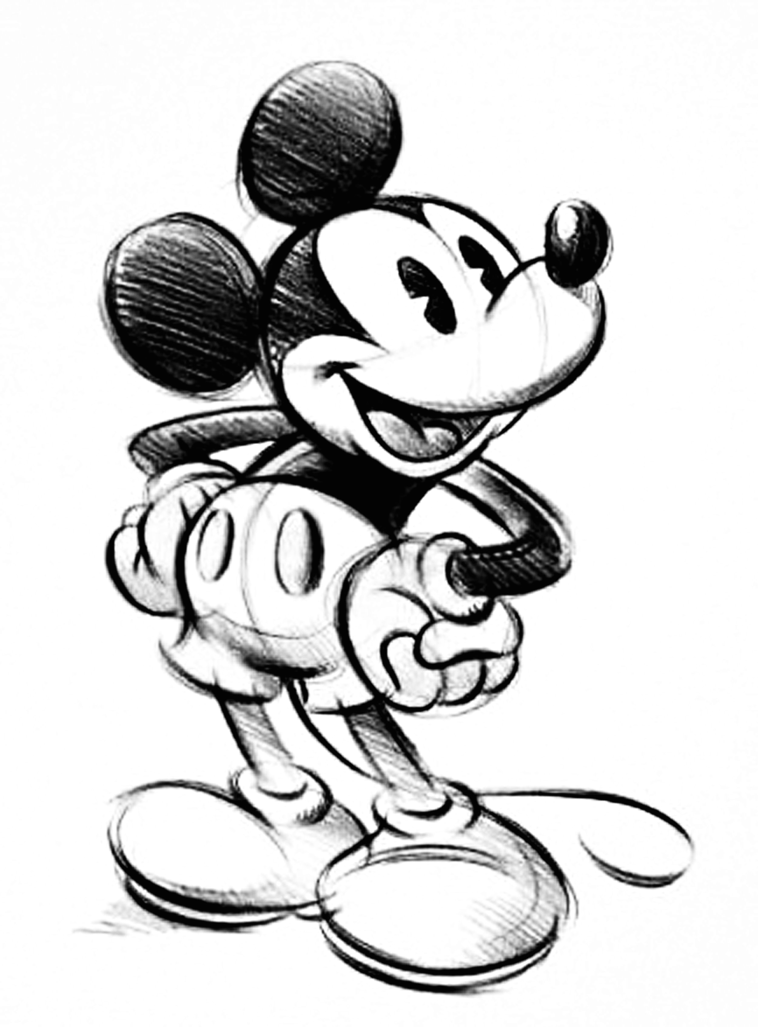 mickey mouse sketch