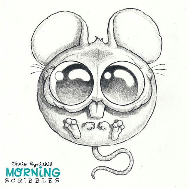 round mouse a a morningscribbles kawaii drawings cute drawings pencil drawings