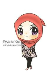 chibi drawings cute muslim characters muslim manga and anime drawings islamicartdb