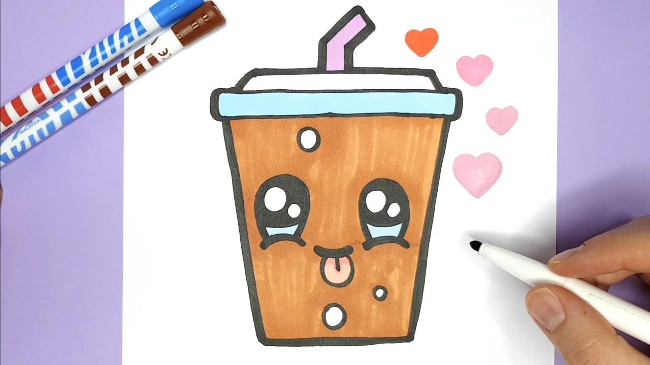 kawaii soda malen und zeichnen kawaii coca cola