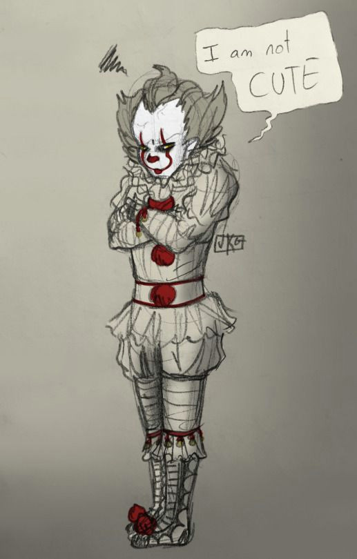 Drawing Cute Pennywise Oh Yes U are My Lil Handsome Clown Pennywise the Dancing Clown