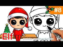 draw so cute santa claus ile ilgili gorsel sonucu