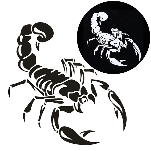 car stickers scratches shelter vinyl cute scorpion car styling decal sticker car acessories decoration motorcycle car styling