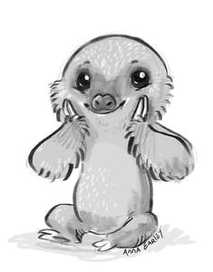 image result for cute baby sloth art sloth drawing cute baby sloths cute sloth