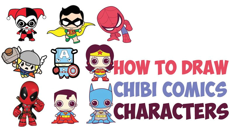 okay we have posted a lot of cute chibi kawaii styled super heroes and comic book characters lately so i figured i would combine them all into one