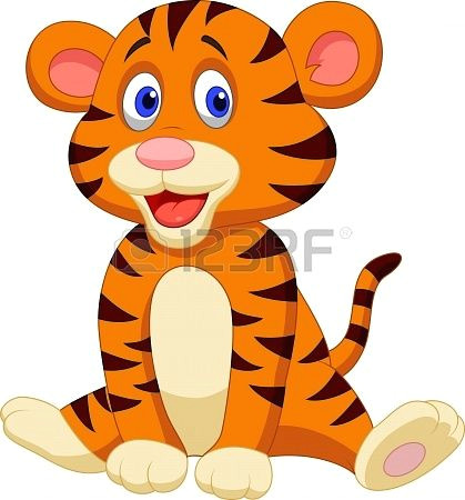 Drawing Cute Tigers Cute Tiger Cartoon Cartoon Images to Paint Pinterest Cute