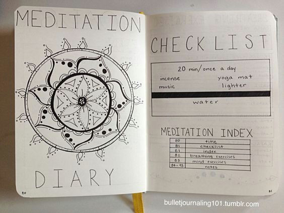 Drawing Diary Tumblr 9 Amazing Bullet Journal Ideas that Cultivate Self Care Our Mindful