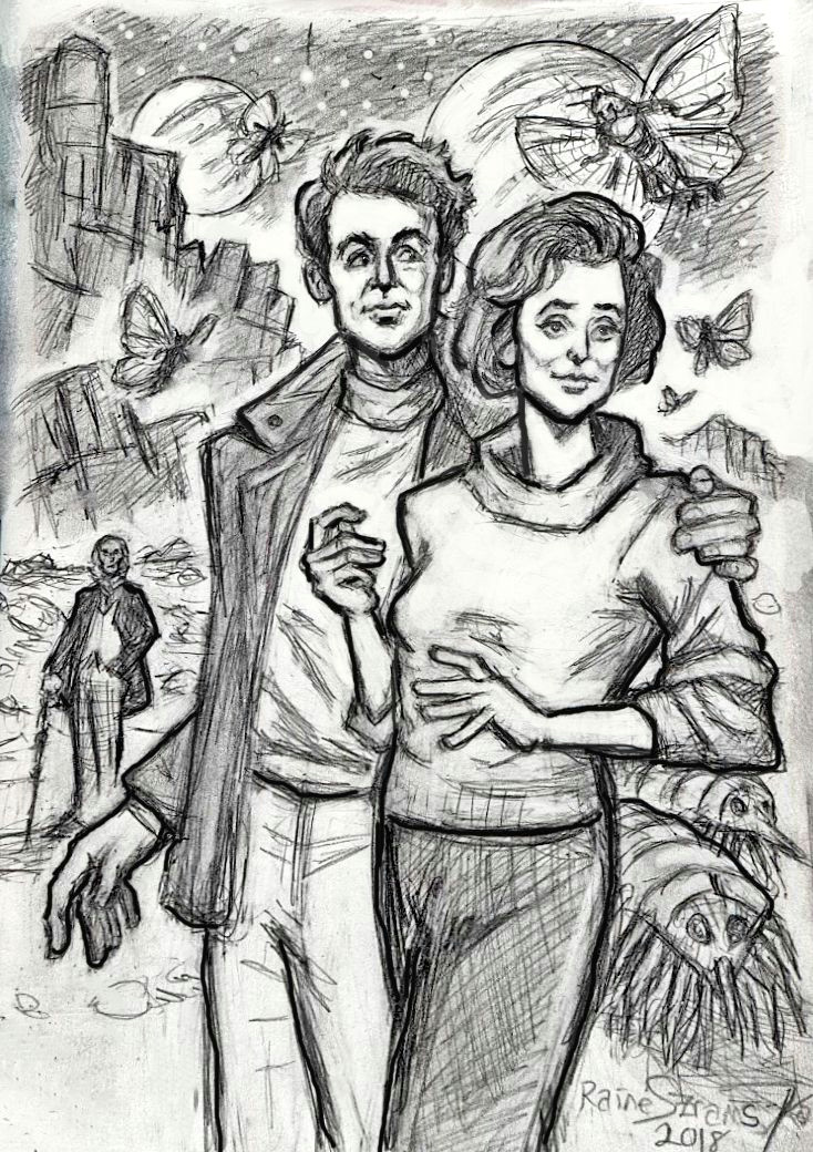 rough sketch of ian and barbara by rainesz doctor who pinterest doctor who dr who and sketches