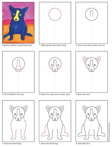 rodrigue blue dog pinterest blue dog art lessons and blue dog art 0d a91cb0d2dca6b4674bf595f diy artwork