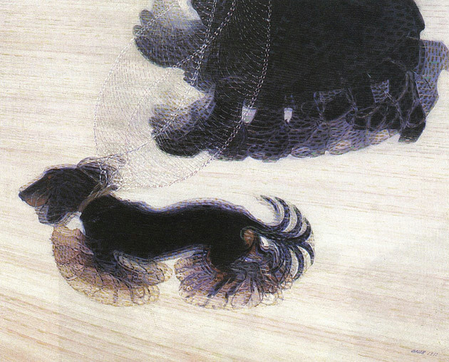 great works dynamism of a dog on a leash 1912 giacomo balla