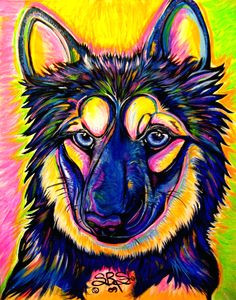 pop art acrylic xuay by palewolf jpg 941a 1200 dog pop art psy art projects