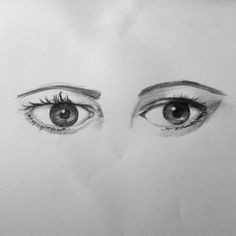 a drawing of eyes i did